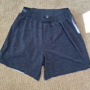 LULULEMON Surge Lined Short 6 grey black small